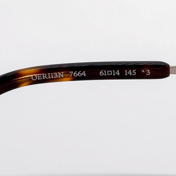 NEW OFF-WHITE OERI13N TAMPA 7664 SUNGLASSES WOMEN SQUARE HAVANA BROWN - Picture 6 of 7